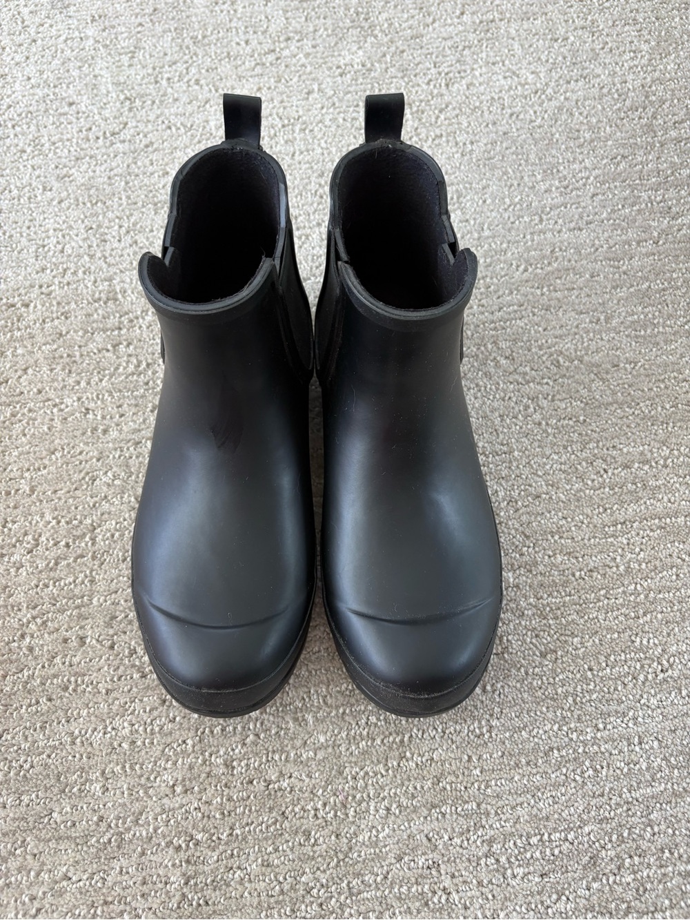 Sperry Youth Black Chelsea Waterproof Rain Boots